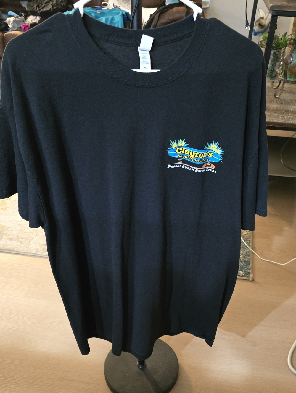 Black Graphic Logo Short Sleeve Tee - Men